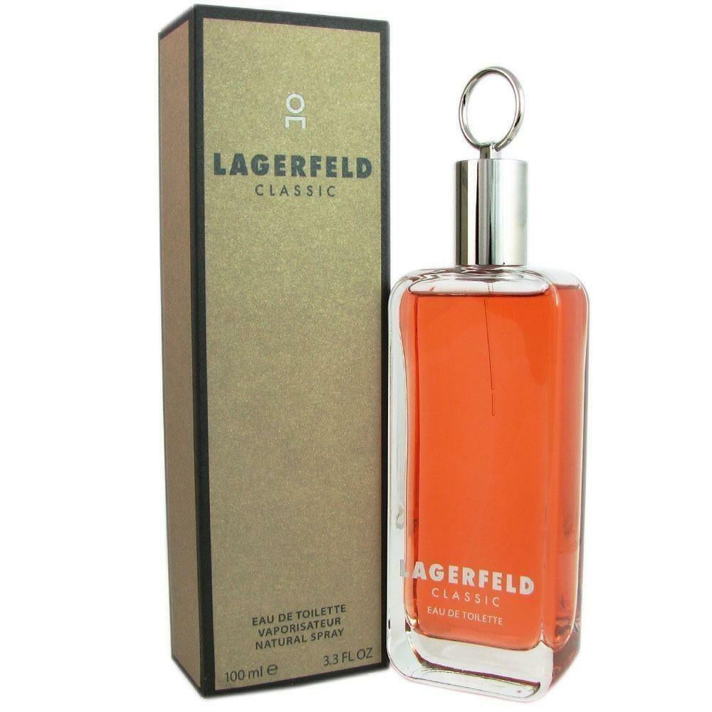 LAGERFELD CLASSIC by Karl Lagerfeld 3.3 / 3.4 Oz EDT Cologne for Men New in Box