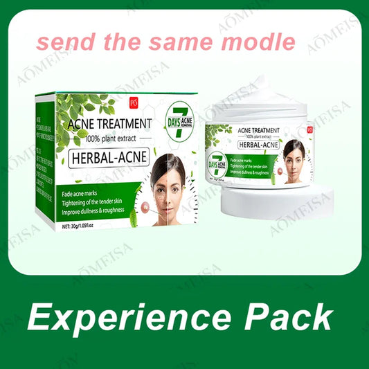 Acne Cream Herbal Essence Anti-Inflammatory, Anti-Acne, Anti-Acne, Anti-Acne, Oil Control, Suitable for All Kinds of Acne