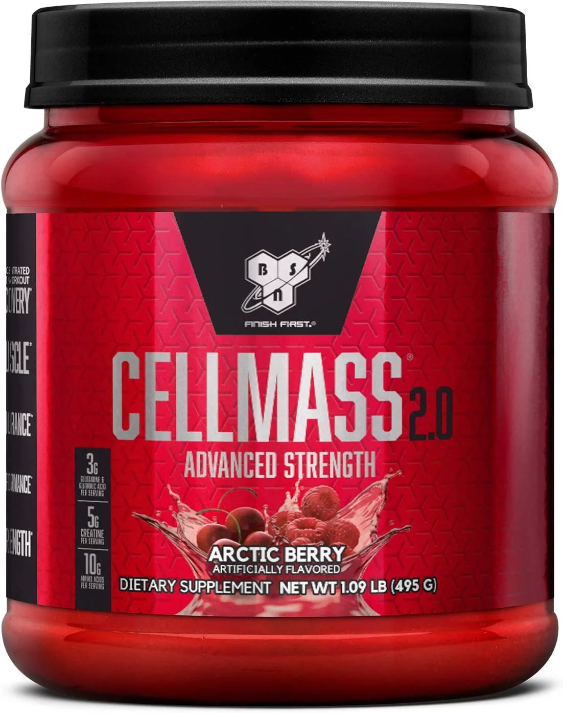 Cellmass Amino Acids Powder, Arctic Berry, 1.09 Lbs