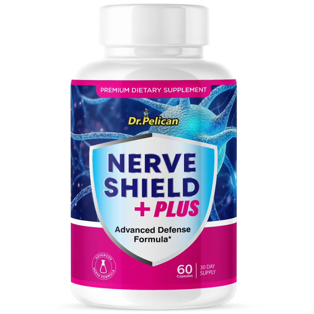 Nerve Shield + PLUS- Focus/Nerves & Immune Health- 60 Capsules- Dr.