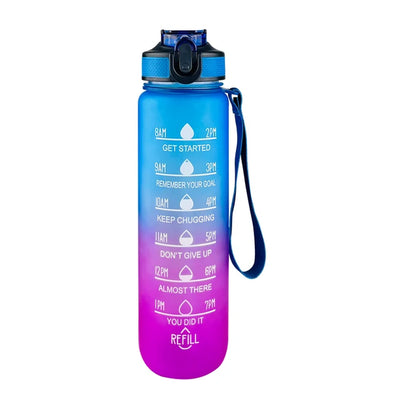 1000Ml Water Bottles Smart Sport Bottle 1L for Travel Fittness Plastic Drink Bottle for Water Cups Kettle with Straw Drinkwarer