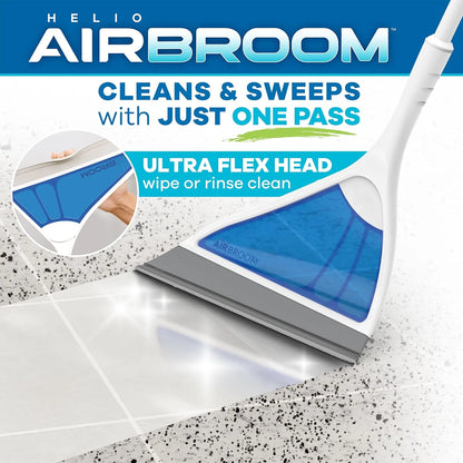 Air Broom, All Surface Lightweight Silicone Broom, Squeegee, Pet Hair Remover, Indoor Cleaning