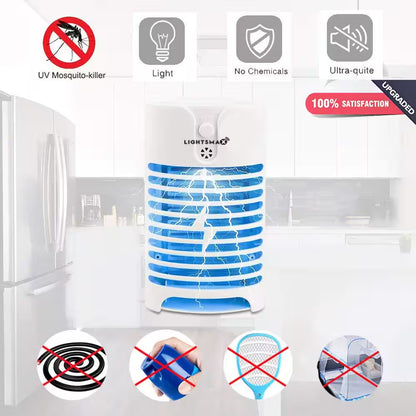 2020 Upgraded 0.8-Watt Electronic Indoor Zapper Insect Mosquitoes Flies Killer LED Light (2-Pack)