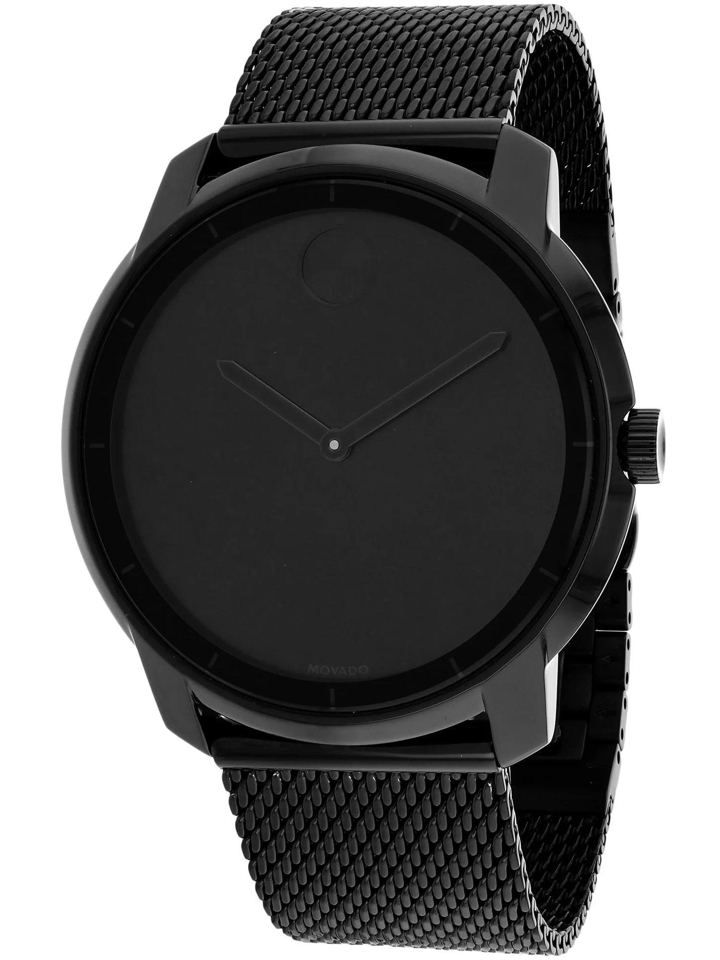 Men'S Bold Black Dial Watch - 3600261