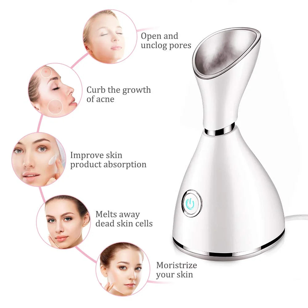 Facial Steamer,Nano Ionic Face Steamer,Facial Moisturizers Mist Sprayer