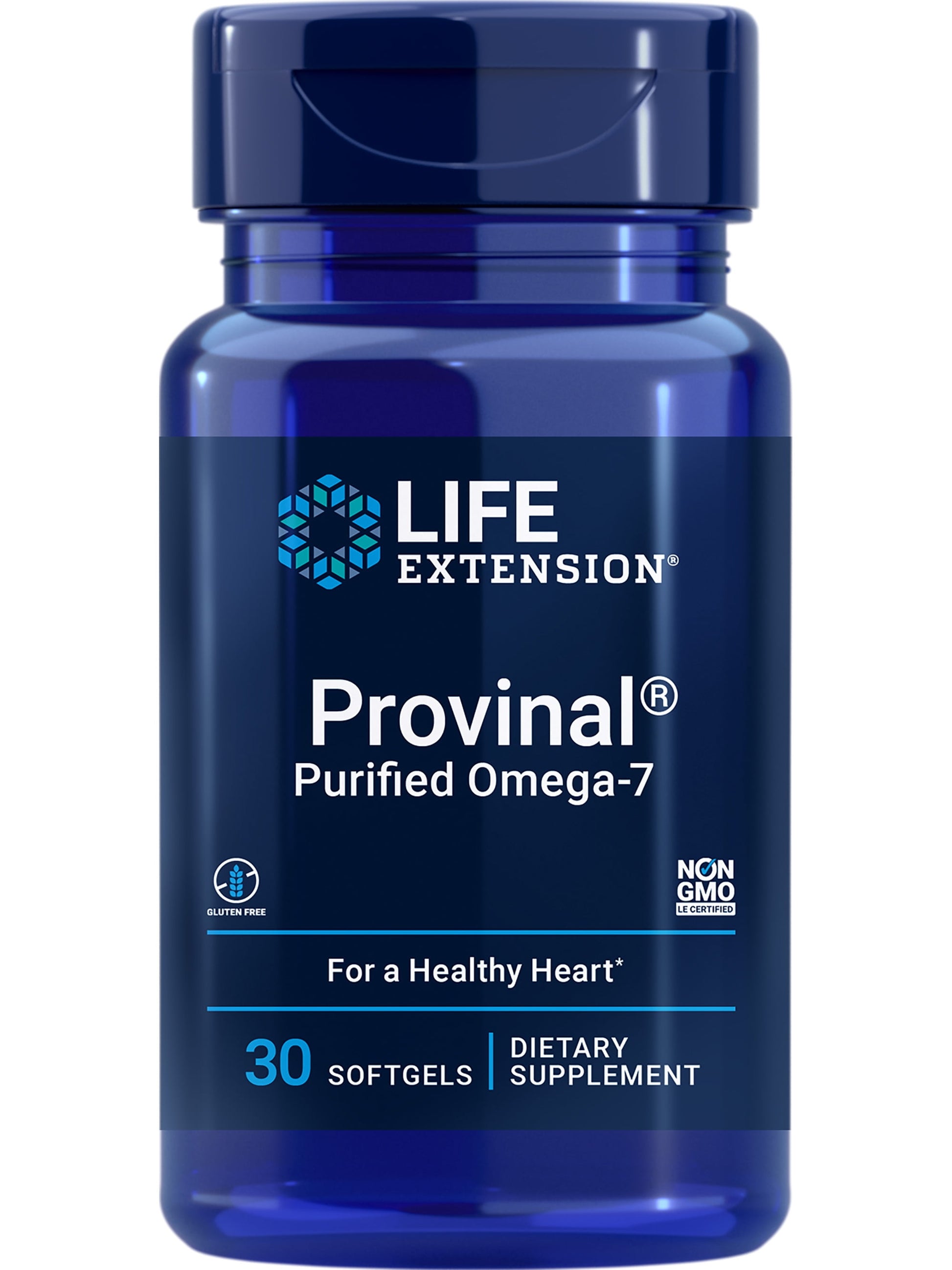 Provinal Purified Omega-7 - Daily Essential Omega 7 Fatty Acids Supplement, Palmitoleic Acid Fish Oil for Heart Health & Inflammation Health Support - Gluten-Free, Non-Gmo - 30 Softgels