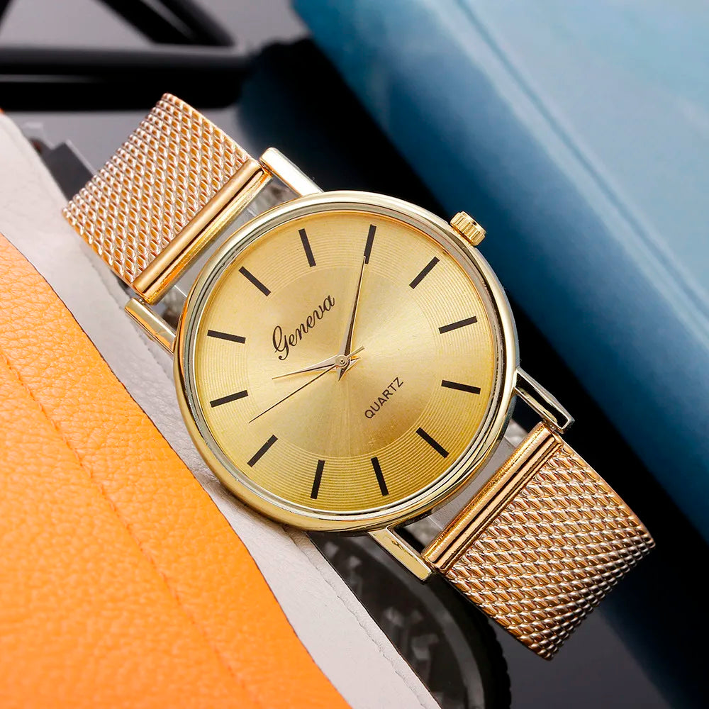 Women Watches Women Fashion Watch 2024 Geneva Designer Ladies Watch Luxury Brand Diamond Quartz Gold Wrist Watch for Women