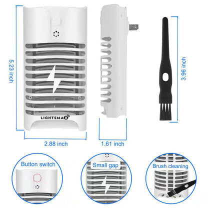 2020 Upgraded 0.8-Watt Electronic Indoor Zapper Insect Mosquitoes Flies Killer LED Light (2-Pack)