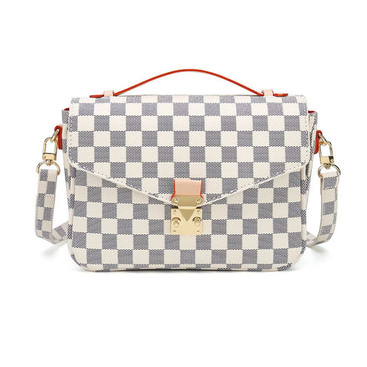 Checkered Crossbody Shoulder Bags Womens Fashion Handbags Satchel Purse for Dating Gifts for Mother, Girlfriend, Lover