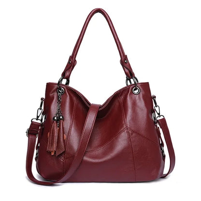 Soft Leather Tassel  Handbags High Quality Ladies Crossbody Hand Tote Bags for Women 2020