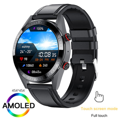 2021 New 454*454 Screen Smart Watch Always Display The Time Bluetooth Call Local Music Smartwatch For Men Android TWS Earphones