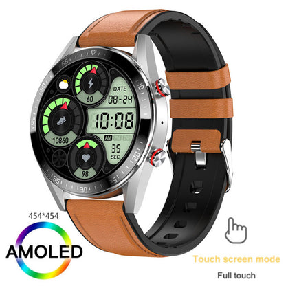 2021 New 454*454 Screen Smart Watch Always Display The Time Bluetooth Call Local Music Smartwatch For Men Android TWS Earphones