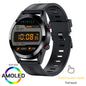 2021 New 454*454 Screen Smart Watch Always Display The Time Bluetooth Call Local Music Smartwatch For Men Android TWS Earphones